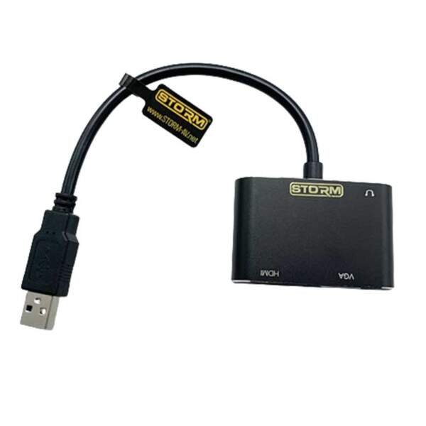 Convertisseur vers VGA + HDMI 4