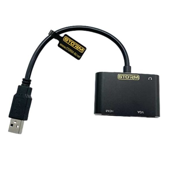 USB 3.0 Convertisseur Câble vers VGA + HDMI