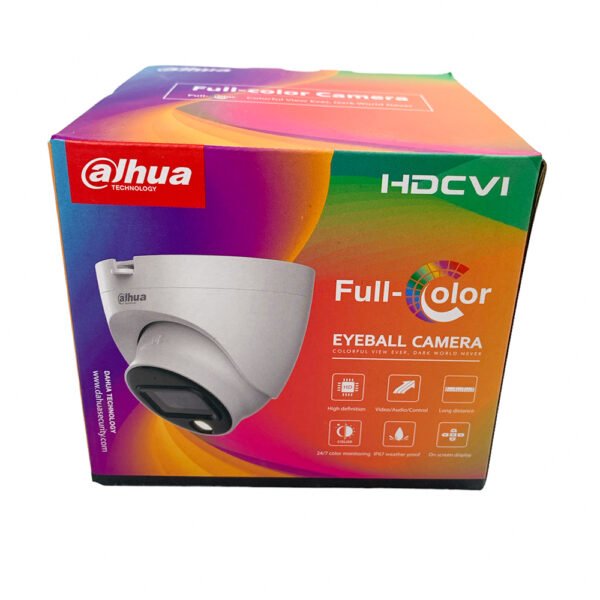 Dahua Caméra de surveillance extérieur 5MP couleur Eyeball HDCVI