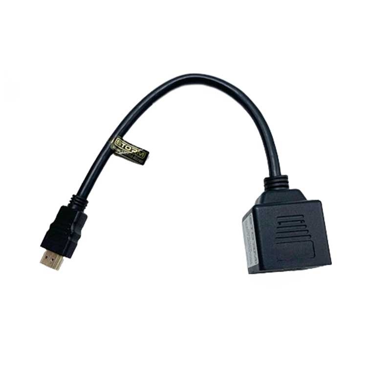 Adaptateur HDMI double, répartiteur HDMI 1 mâle à double répartiteur HDMI 2  femelle en y, adaptateur répartiteur HDMI pour téléviseur HD 1080p