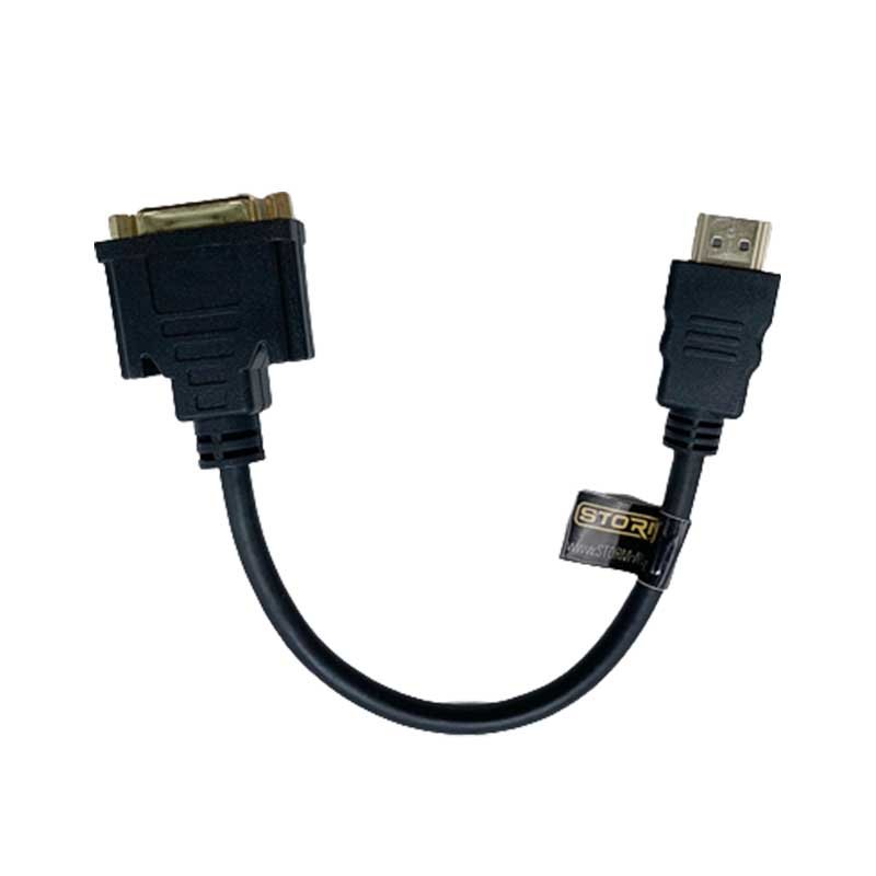 Câble adaptateur DVI vers VGA de 20 cm - Câbles adaptateurs vidéo
