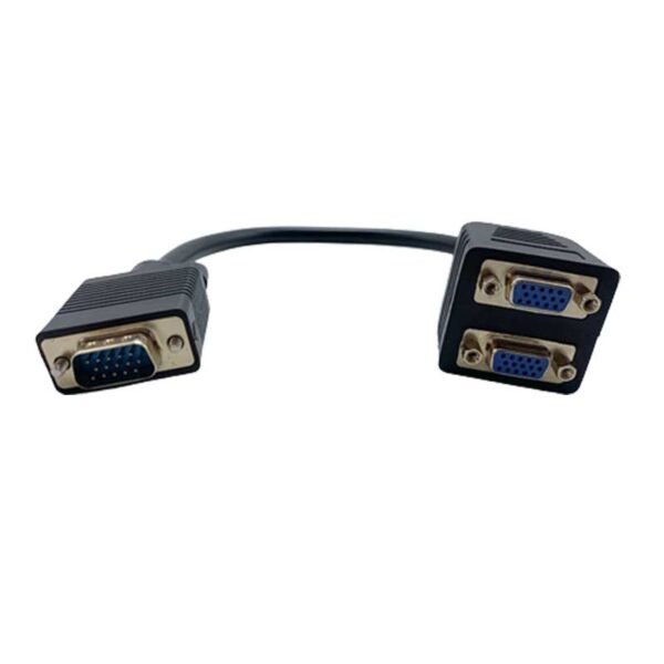 Convertisseur cable VGA Male vers DUAL VGA Femelle