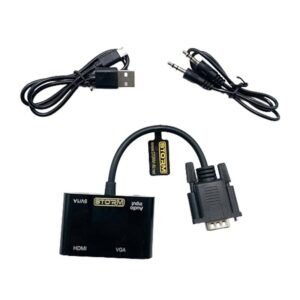 VGA Port Convertisseur vers VGA HDMI 4K 1080