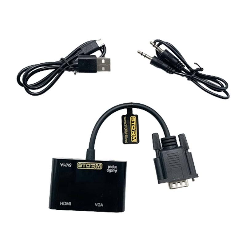 STORM Câble Convertisseur VGA vers VGA + HDMI - TecnoCity