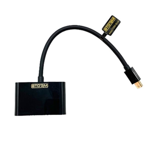STORM Mini DisplayPort vers VGA et HDMI  | Convertisseur Mini DisplayPort 1.2 Male 4K/1080P vers VGA + HDMI 4K/1080P