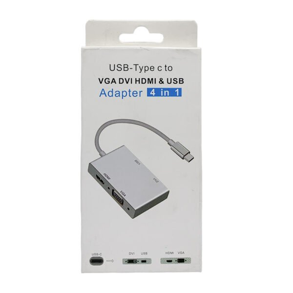 Adaptateur 4 en 1 USB type-C