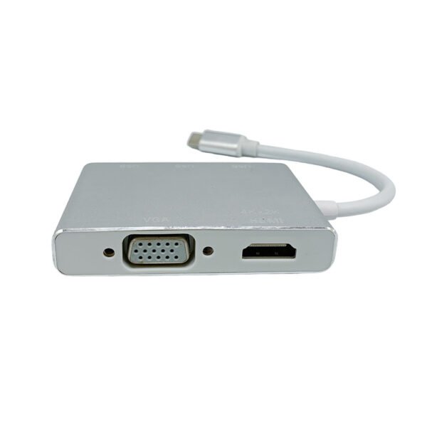 Adaptateur 5 en 1 USB type vers VGA HDMI et USB