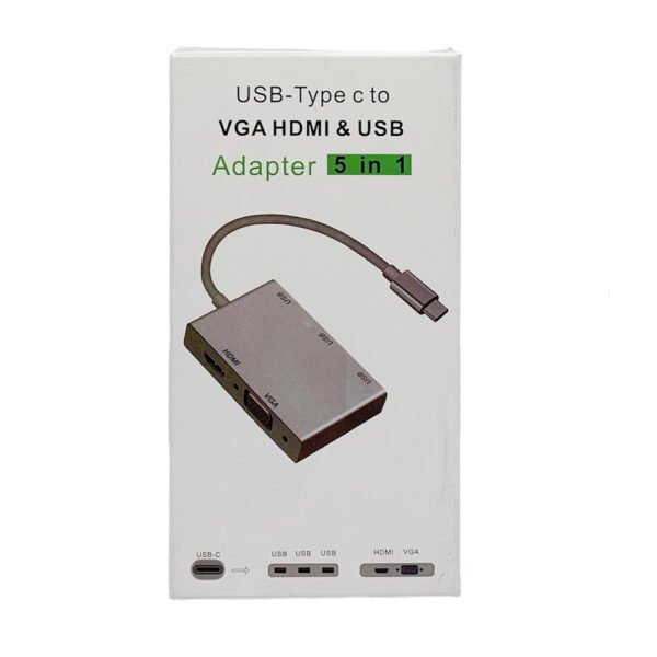 Adaptateur 5 en 1 USB type