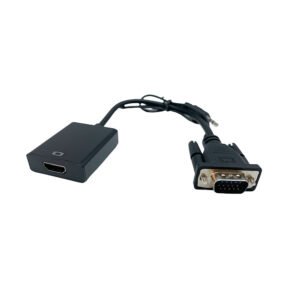 Adaptateur VGA vers HDMI - Prise en charge 1080P et audio - Convertisseur  VGA vers