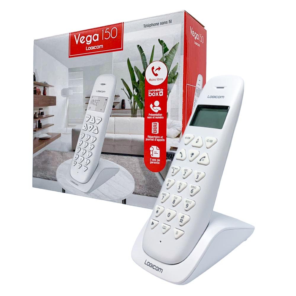 Vega 150 Téléphone fixe sans fil Maroc Logicom - TecnoCity