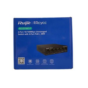 Switch Ruijie réseau unmanaged 6-Ports 58W