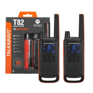 Motorola Talkie-Walkie Longue Portée T82 TALKABOUT