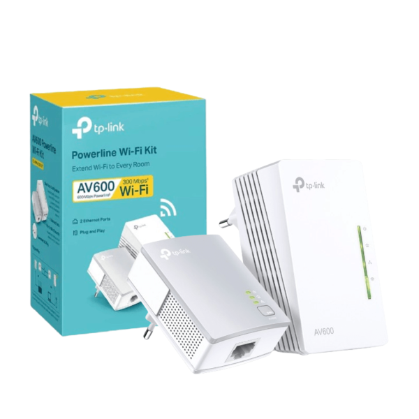 TP-Link Extendeur Wi-Fi Powerline AV600 100 Mbps 2 ports + WiFi N300 Mbps