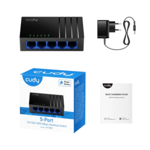 Commutateur switch de bureau Gigabit à 5 ports Cudy GS105D