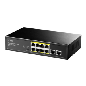 FS1010P Switch 8-Port 10-100M PoE+ Switch with 2 Uplink Ports 120W CUDY Maroc