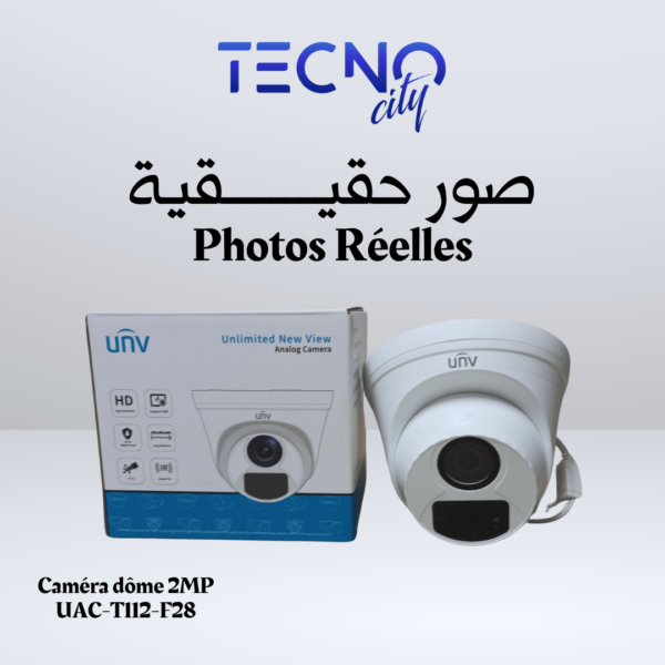 Pack cameras de surveillance 2mp prix maroc de marque Uniview Tecnocity xvr dvr