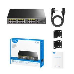 FS1026PS1 Switch 24 Ports POE+ Megabit + 2Uplink Gigabit 1 SFP prix maroc