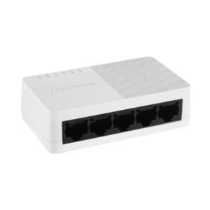 Hikvision - Switch Informatique Réseau 5 Ports Extérieur pour Connexions Fiables - DS-3E0105D-O