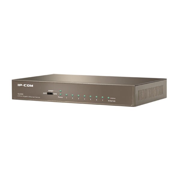 IP COM - Switch 8 Ports Gigabit Desktop Métal - G1008 Prix Maroc