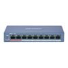 Switch Réseau Hikvision DS-3E0109P-E:M(B) - 9 Ports avec 8 Ports PoE pour Caméras IP