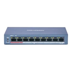 Switch Réseau Hikvision DS-3E0109P-E:M(B) - 9 Ports avec 8 Ports PoE pour Caméras IP