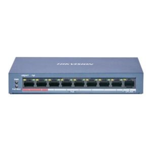 Switch Réseau Hikvision DS-3E0109P-E:M(B) - 9 Ports avec 8 Ports PoE pour Caméras IP