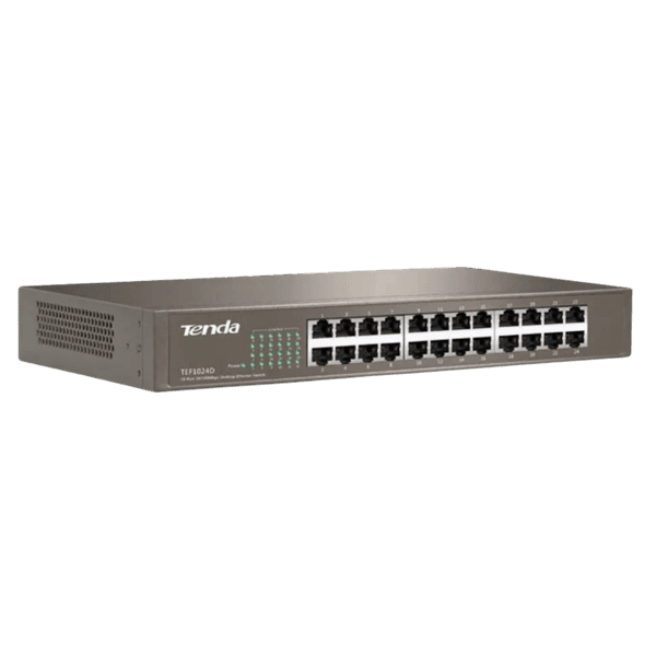Tenda - Switch 24 Ports Mégabit Rackable 19" - TEF1024D Prix Maroc Tenda - Switch 24 Ports Mégabit Rackable 19" - TEF1024D Prix Maroc