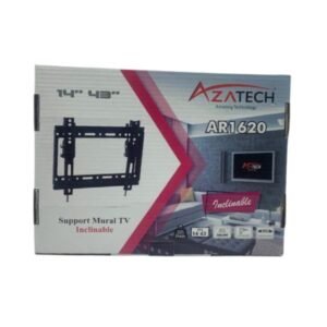 AZATECH - Support TV Fixe Inclinable 14"-43" - AR1620 Prix Maroc