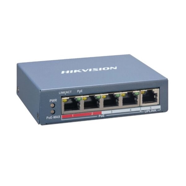 Hikvision - Hikvision Switch Smart 4 Ports POE Megabit - DS-3E1105P-EI/M Prix Maroc