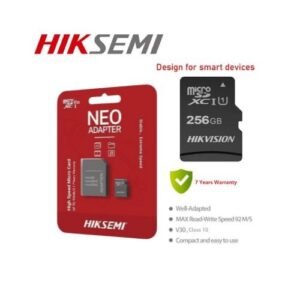 Hikvision MicroSD 256GB XC I V30 Class 10 - C1/256G Prix Maroc