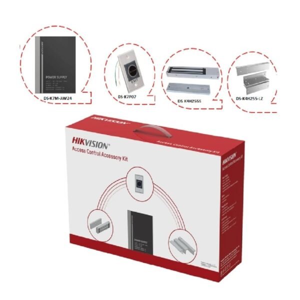 Hikvision Pack Controle d'Accé (1*K7M-AW24+1*K4H255S+1*K4H255-LZ+K7P07) - DS-KAS-7M01 Prix Maroc
