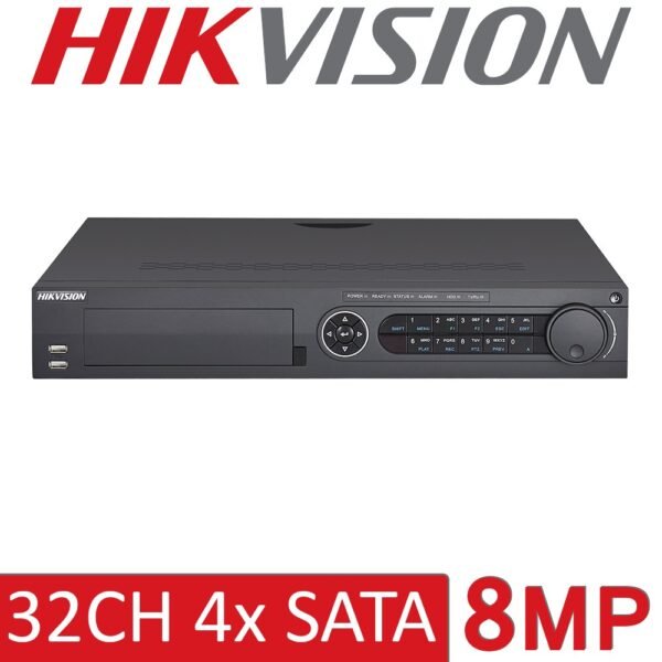 DS-7332HUHI-M4/S - Hikvision DVR 8MP Turbo HD 32 Entrées Vidéo Acusence 4*HDD H265 PRO+ Prix Maroc