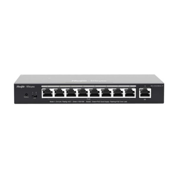 Ruijie Switch 8 Ports Manageable Gigabit POE+ / 1*GE - RG-ES209GC-P