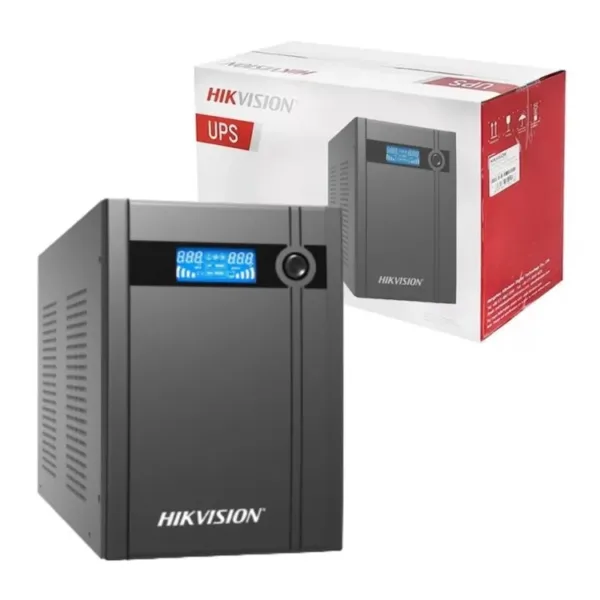 DS-UPS2000 - Hikvision Onduleur Line Interactive UPS 2000Va 1200w 4 Prises Universels