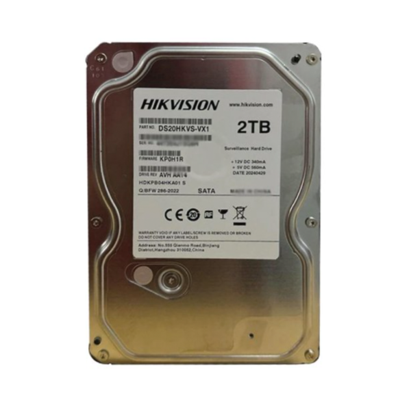 Hikvision - Hikvision Disque Dur Videourveillance 2TB - 20HKVS-VX1