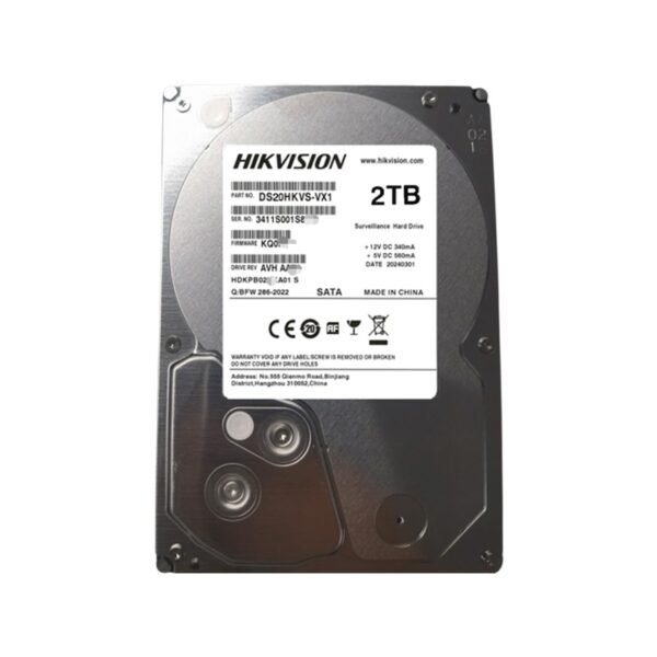 Hikvision - Hikvision Disque Dur Videourveillance 2TB - 20HKVS-VX1