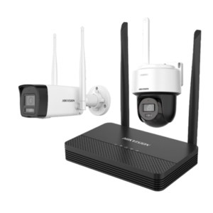 Hikvision KIT Camera de surveillance WIFI IP 4MP (1*NVR+1*Bullet+1*Dome) - Hikvision