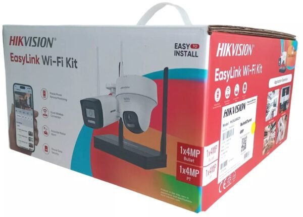 Hikvision KIT Camera de surveillance WIFI IP 4MP (1*NVR+1*Bullet+1*Dome) - Hikvision