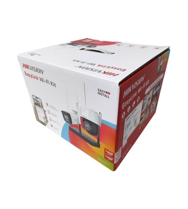 Hikvision KIT Camera de surveillance WIFI IP 4MP (1*NVR+1*Bullet+1*Dome PT) - Hikvision
