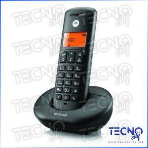 Téléphone sans fil Motorola E201 noir avec base